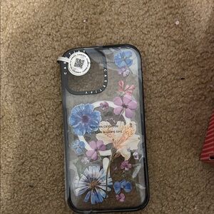 Floral Phone Case with Black Border